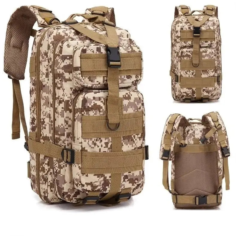 ForestBound – Classic Tactical Camouflage Backpack for Outdoor Adventures and Sports