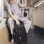 MunaWear - Backpacks - Looply - Waterproof 17 Laptop Backpack with USB Charging Port & Multifunctional Design - 