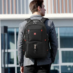 MunaWear - Backpacks - Looply - Waterproof Laptop Backpack with USB Charging Port & Multifunctional Design - 
