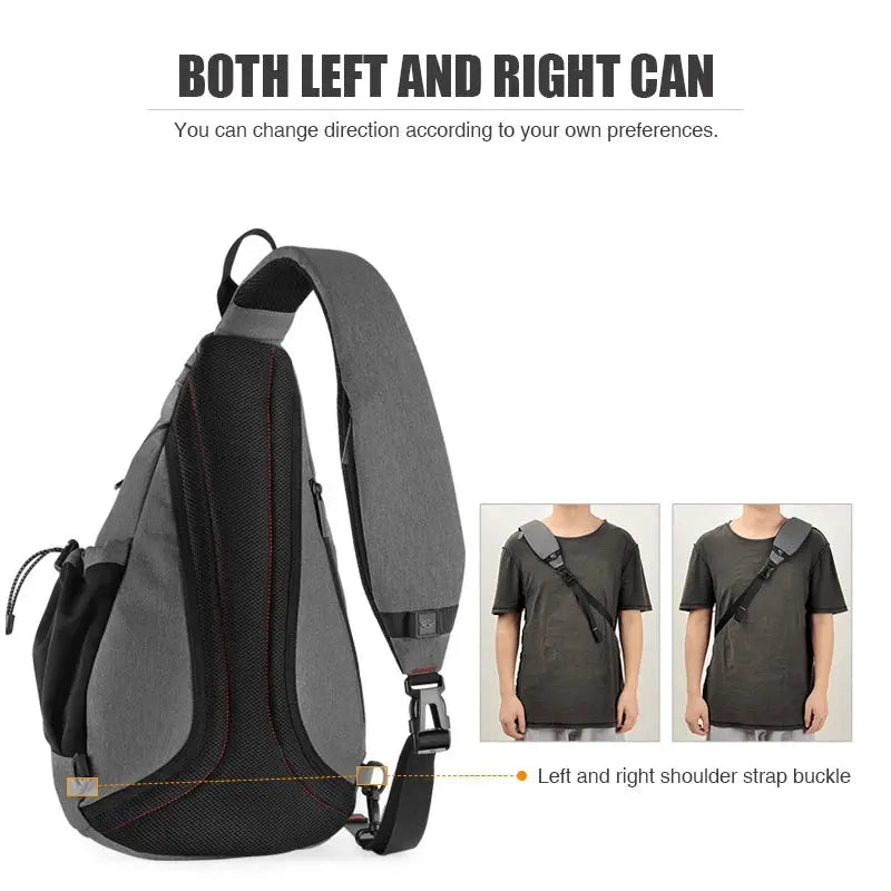 Max - Versatile One Shoulder Sling Backpack with USB Port for Travel & Sports 4