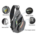 Max - Versatile One Shoulder Sling Backpack with USB Port for Travel & Sports 5