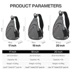 Max - Versatile One Shoulder Sling Backpack with USB Port for Travel & Sports 6
