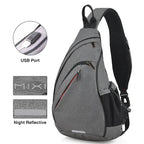 Max - Versatile One Shoulder Sling Backpack with USB Port for Travel & Sports 0