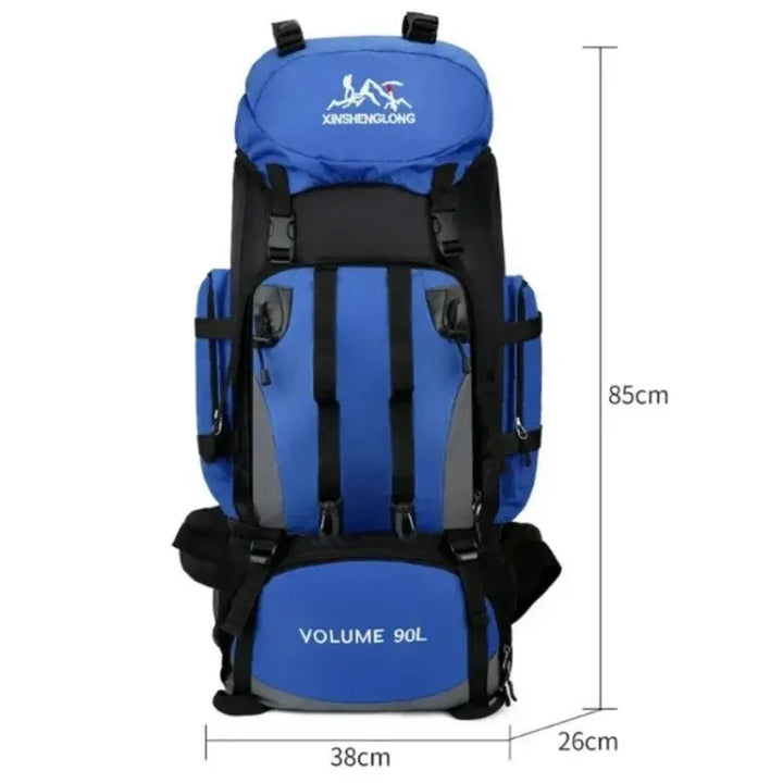 Mia – Ultra-Light Waterproof 90L Hiking Backpack for Camping and Outdoor Adventures 4