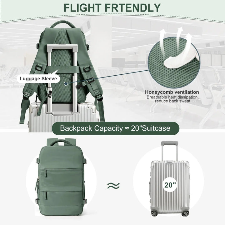 Mia – Versatile 40L Cabin Backpack for Travel & Leisure with Laptop Compartment 5