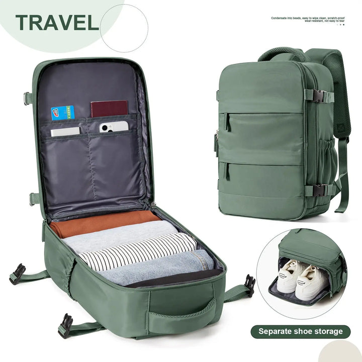 Mia – Versatile 40L Cabin Backpack for Travel & Leisure with Laptop Compartment 8