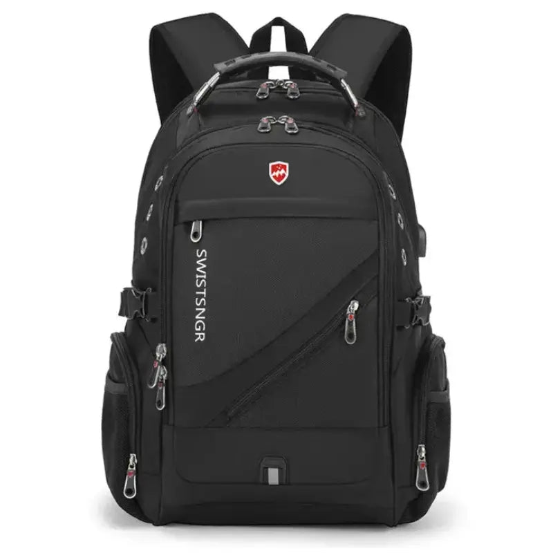 MunaWear - Backpacks - MusePack – Waterproof 17-Inch Laptop Backpack with USB Charging Port for Travel & School - 