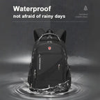 MunaWear - Backpacks - MusePack – Waterproof 17-Inch Laptop Backpack with USB Charging Port for Travel & School - 