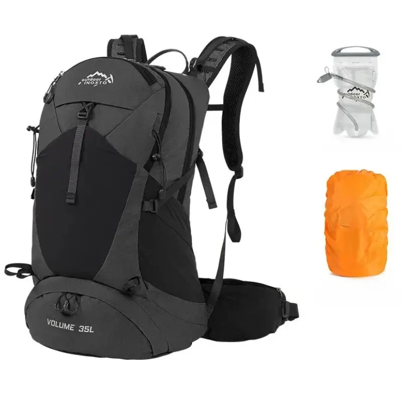 PackPort – 35L Waterproof Mountaineering Backpack for Men and Women, Ideal for Hiking and Camping