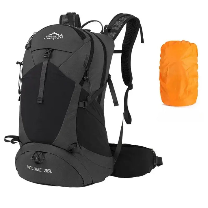 PackPort – 35L Waterproof Mountaineering Backpack for Men and Women, Ideal for Hiking and Camping