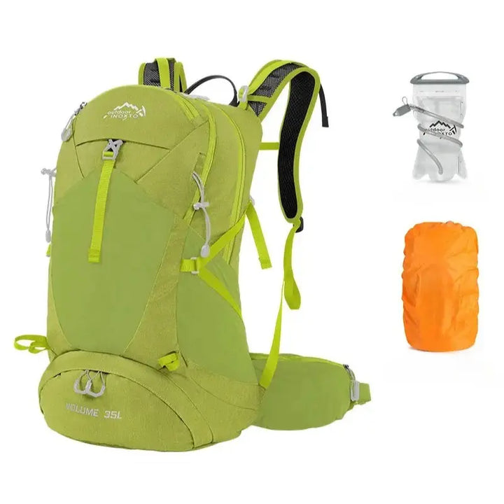 PackPort – 35L Waterproof Mountaineering Backpack for Men and Women, Ideal for Hiking and Camping