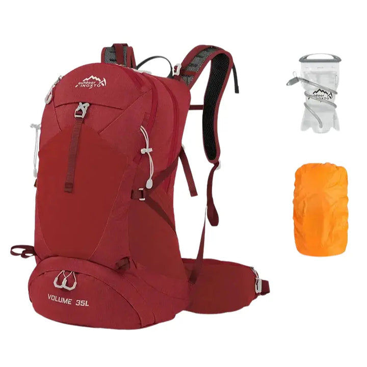 PackPort – 35L Waterproof Mountaineering Backpack for Men and Women, Ideal for Hiking and Camping