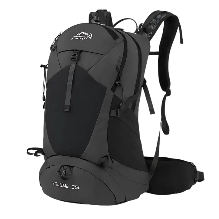 MunaWear - Backpacks - PackPort – 35L Waterproof Mountaineering Backpack for Men and Women, Ideal for Hiking and Camping - Black