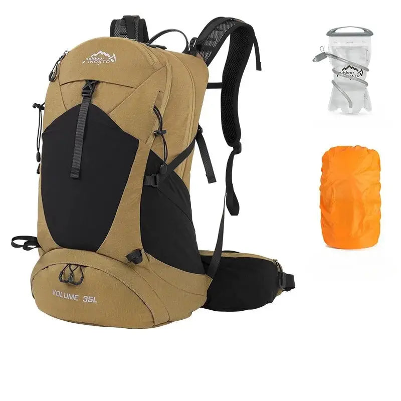 PackPort – 35L Waterproof Mountaineering Backpack for Men and Women, Ideal for Hiking and Camping