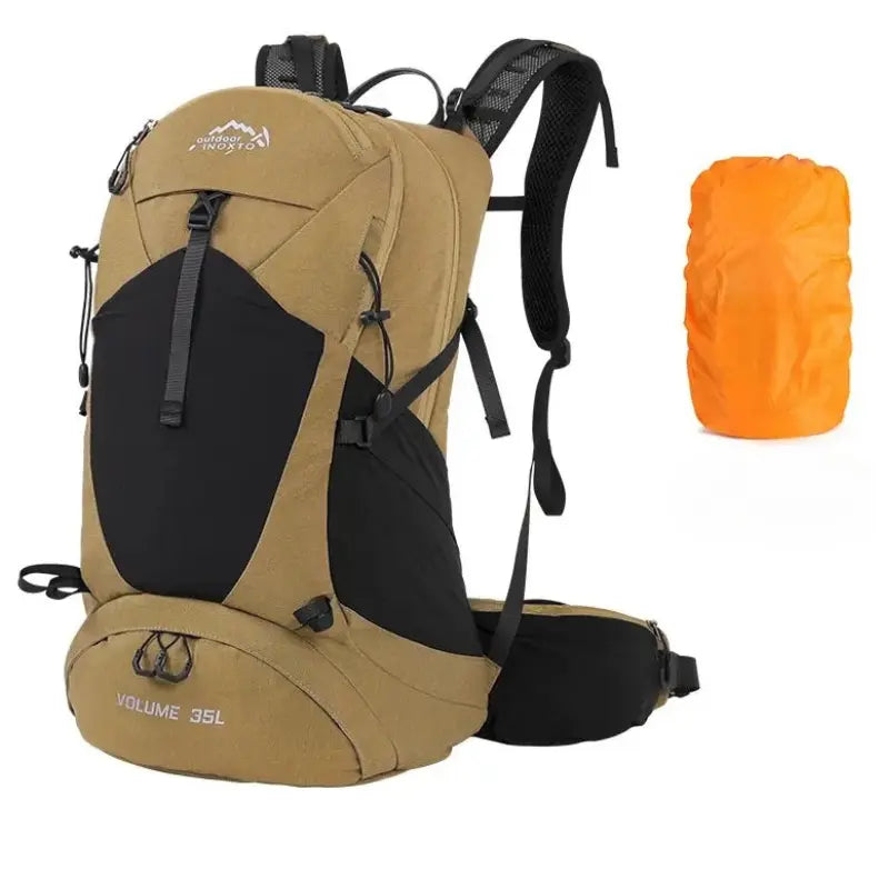 PackPort – 35L Waterproof Mountaineering Backpack for Men and Women, Ideal for Hiking and Camping
