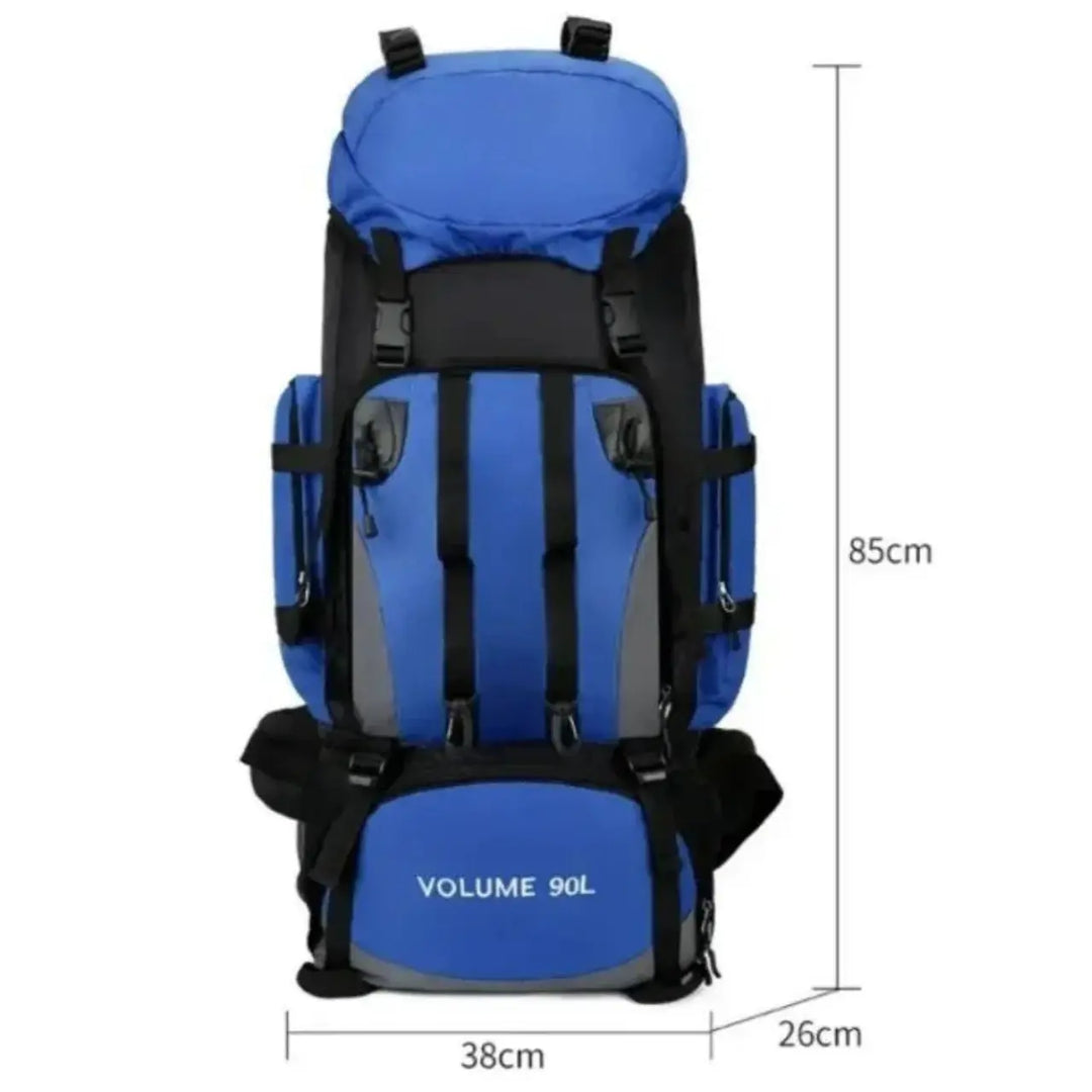 MunaWear - Backpacks - Rocky – Ultra-Light Waterproof 90L Hiking Backpack for Camping and Outdoor Adventures - 