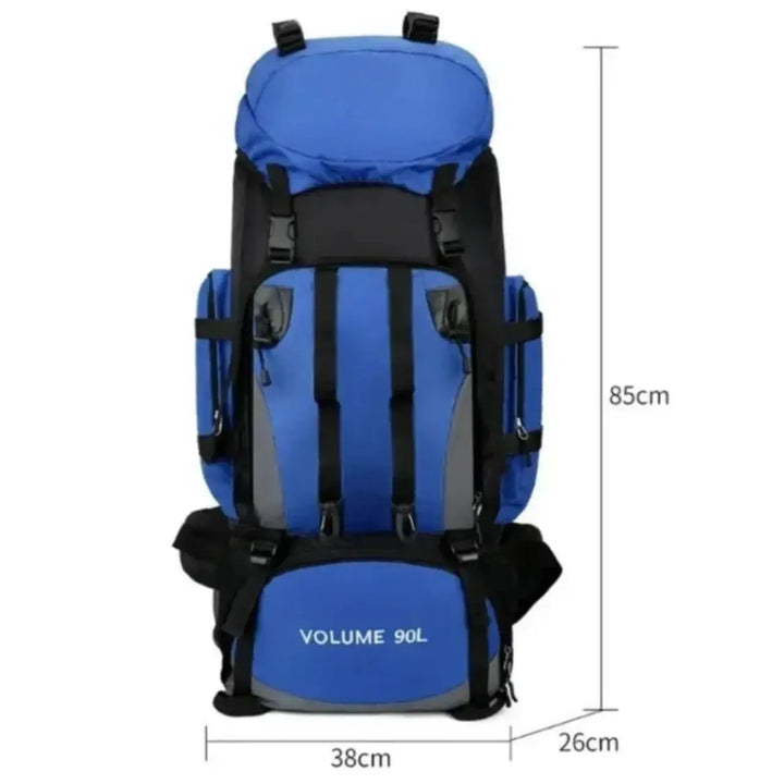 MunaWear - Backpacks - Rocky – Ultra-Light Waterproof 90L Hiking Backpack for Camping and Outdoor Adventures - 