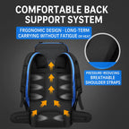 MunaWear - Backpacks - Rocky – Ultra-Light Waterproof 90L Hiking Backpack for Camping and Outdoor Adventures - 