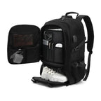 MunaWear - Backpacks - SummitPack – 50L/80L Large Waterproof Travel Backpack with Separate Shoe Compartment for Men - 