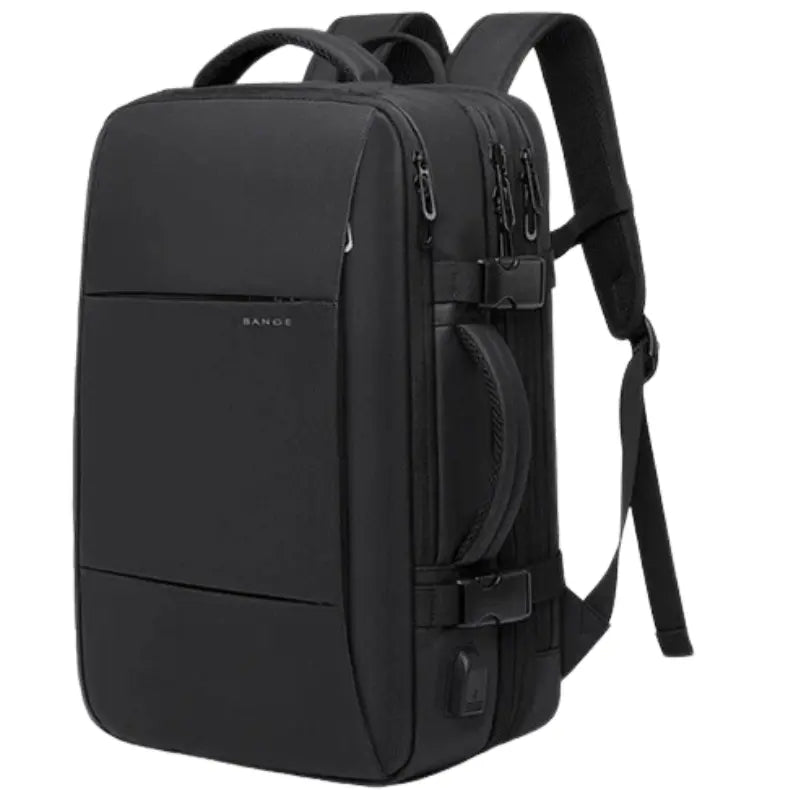 MunaWear - Backpacks - VibePack – Large Capacity Waterproof Travel Backpack for Men with USB Charging and Expandable Design - 