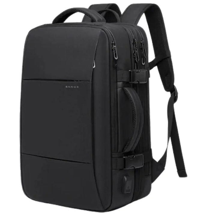 MunaWear - Backpacks - VibePack – Large Capacity Waterproof Travel Backpack for Men with USB Charging and Expandable Design - 