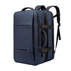 MunaWear - Backpacks - VibePack – Large Capacity Waterproof Travel Backpack for Men with USB Charging and Expandable Design - 