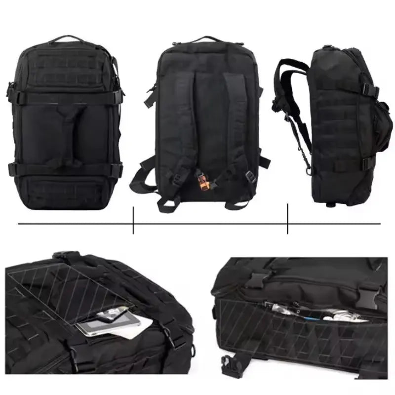 DriftNorth – 45L Tactical Camping Backpack with MOLLE System