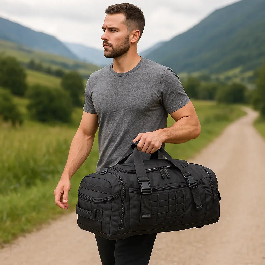 DriftNorth – 45L Tactical Camping Backpack with MOLLE System