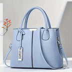 MunaWear - Bags - Liora - Chic PU Handbag With Spacious Design For All Seasons - More Blue