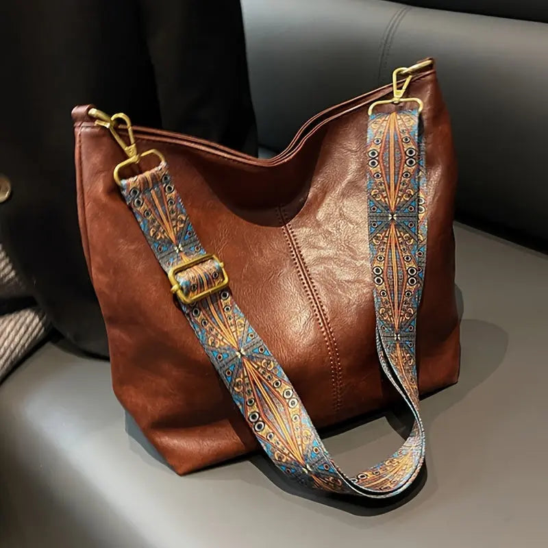 MunaWear - Bags - Liora - Chic Tote Bag With Decorative Straps For Timeless Sophistication - 