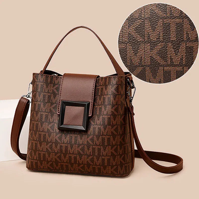 Liora - Chic Women's Bucket Bag With Double Closure For Everyday Style 1