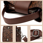 Liora - Chic Women's Bucket Bag With Double Closure For Everyday Style 4