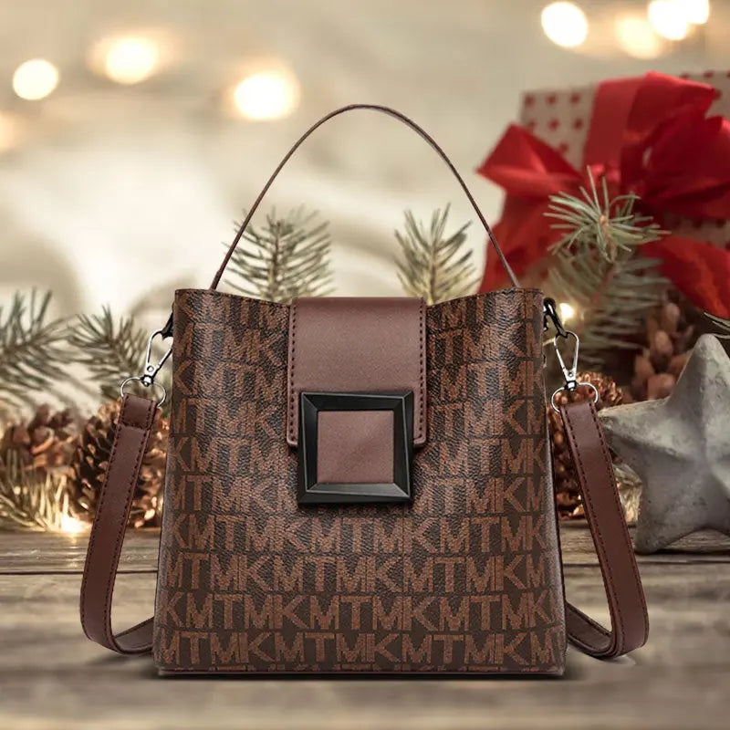 Liora - Chic Women's Bucket Bag With Double Closure For Everyday Style 8