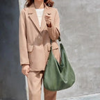 MunaWear - Bags - Liora - Chic Women's Shoulder Bag With Versatile Design For Fall Fashion - Green