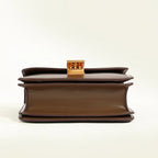 MunaWear - Bags - Liora - Classic Leather Flap Box Shoulder Bag for Timeless Elegance - 
