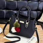MunaWear - Bags - Liora - Elegant Handbag With Plush Accents For Casual And Formal Occasions - 