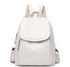 MunaWear - Bags - Liora - Elegant Women's Backpack With Spacious Interior For Work And Events - White
