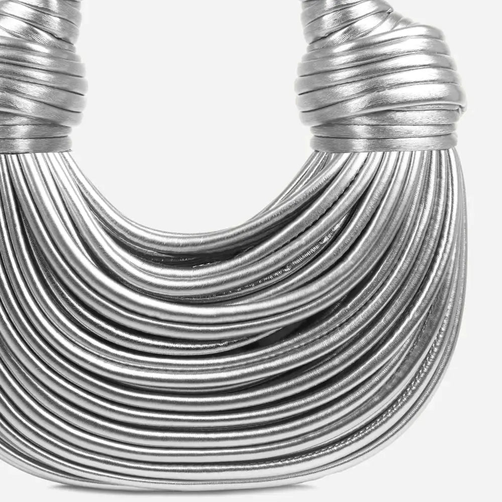 MunaWear - Bags - Liora - Elegant Women's Statement Bag With Knot Details For Fashionable Outings - 