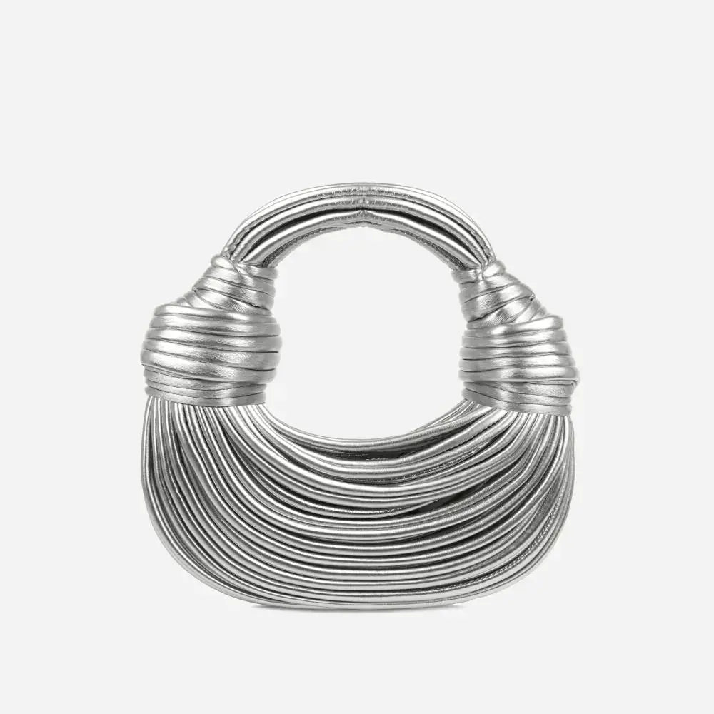 MunaWear - Bags - Liora - Elegant Women's Statement Bag With Knot Details For Fashionable Outings - 