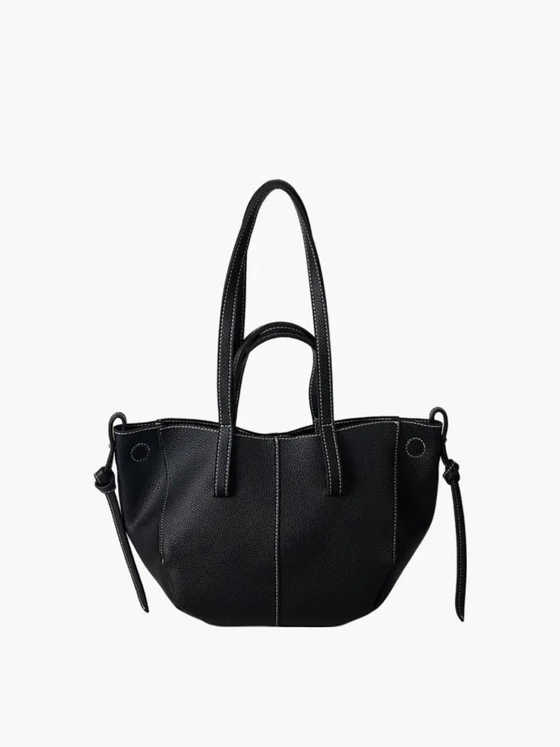 MunaWear - Bags - Liora - Luxurious Shopper Bag With Timeless Design For Everyday Elegance - Black (Medium)