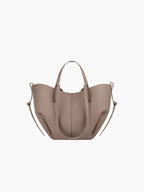 MunaWear - Bags - Liora - Luxurious Shopper Bag With Timeless Design For Everyday Elegance - Taupe (Medium)