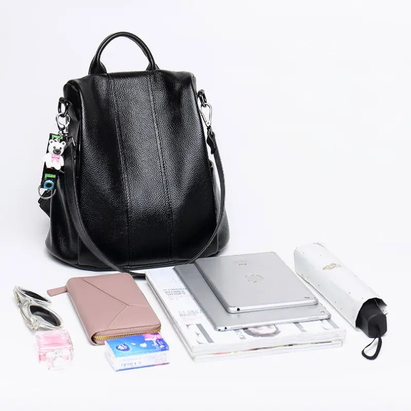 MunaWear - Bags - Liora - Stylish Anti-Theft Backpack With Versatile Carrying Options For Travel And Daily Use - 