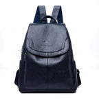 MunaWear - Bags - Liora - Stylish Anti-Theft Backpack for Everyday Use - Navy Blue