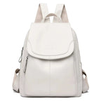 MunaWear - Bags - Liora - Stylish Anti-Theft Backpack for Everyday Use - Pure White