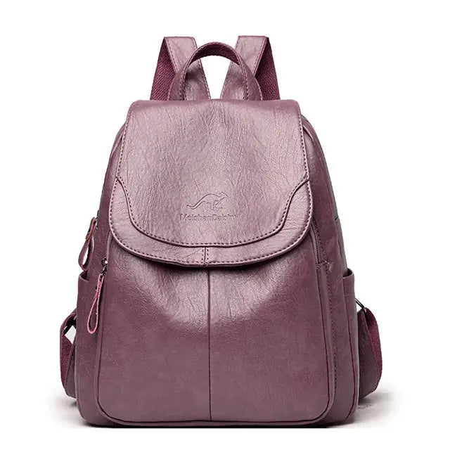 MunaWear - Bags - Liora - Stylish Anti-Theft Backpack for Everyday Use - Purple