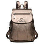 MunaWear - Bags - Liora - Stylish Anti-Theft Travel Backpack With Large Capacity For Daily Adventures - Gold