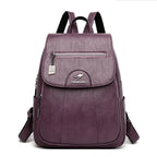 MunaWear - Bags - Liora - Stylish Anti-Theft Travel Backpack With Large Capacity For Daily Adventures - Purple