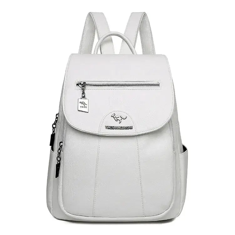 MunaWear - Bags - Liora - Stylish Anti-Theft Travel Backpack With Large Capacity For Daily Adventures - White