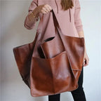 MunaWear - Bags - Liora - Stylish Leather Tote Bag With Spacious Design For Everyday Use - 