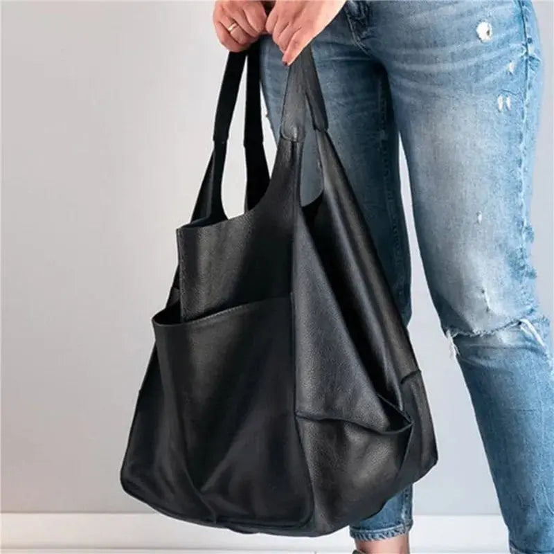 MunaWear - Bags - Liora - Stylish Leather Tote Bag With Spacious Design For Everyday Use - 